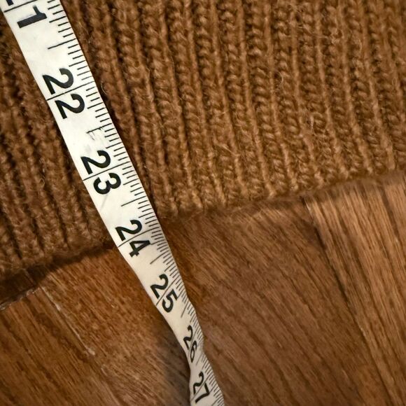 H&M brown chevron crewneck wool blend sweater size small - Picture 8 of 9